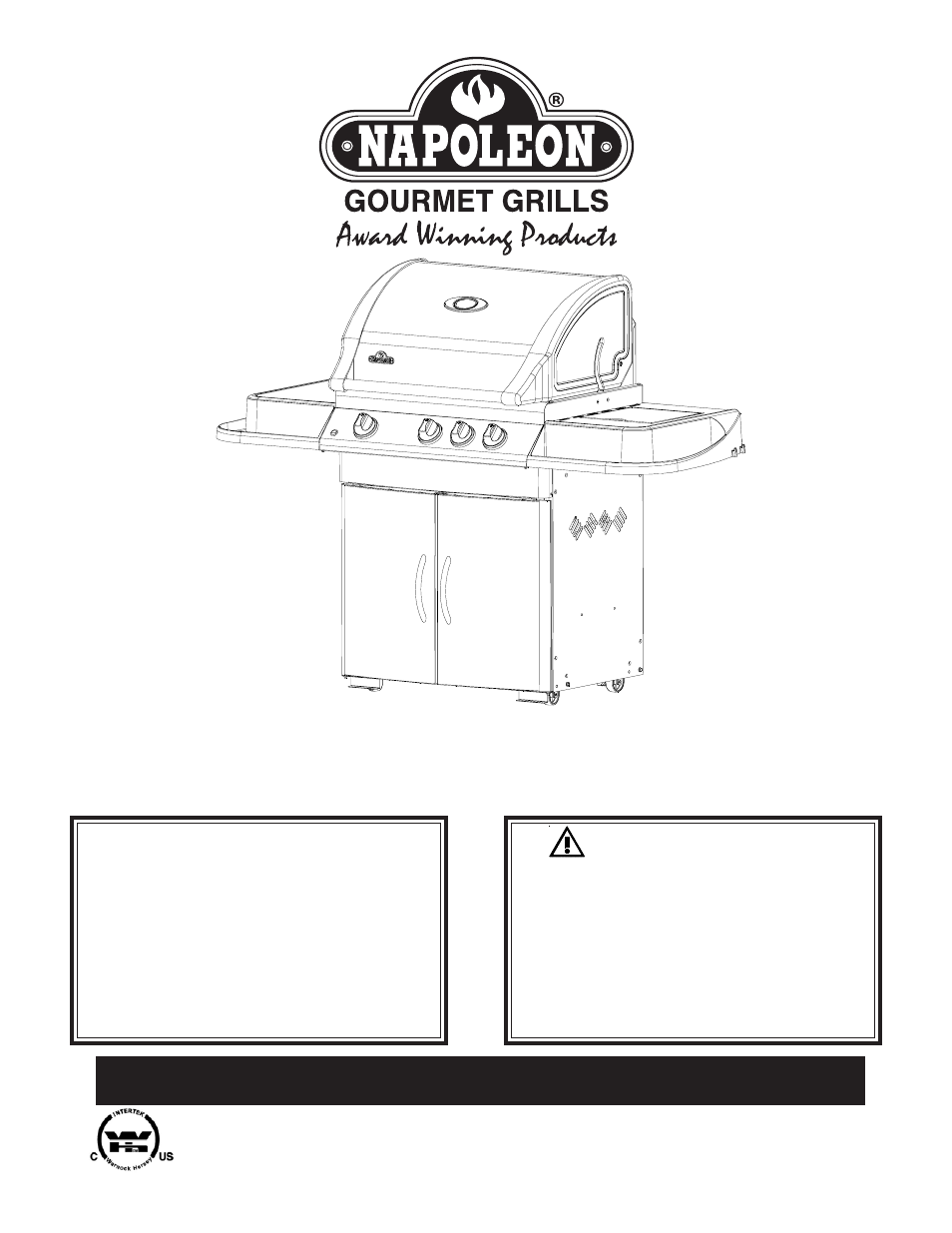 Napoleon Grills MIRAGE 485 User Manual | 28 pages