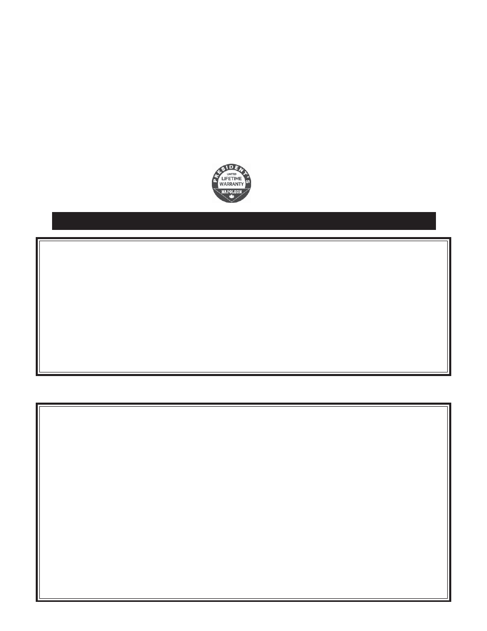 Conditions and limitations | Napoleon Grills MIRAGE 485 User Manual | Page 2 / 28