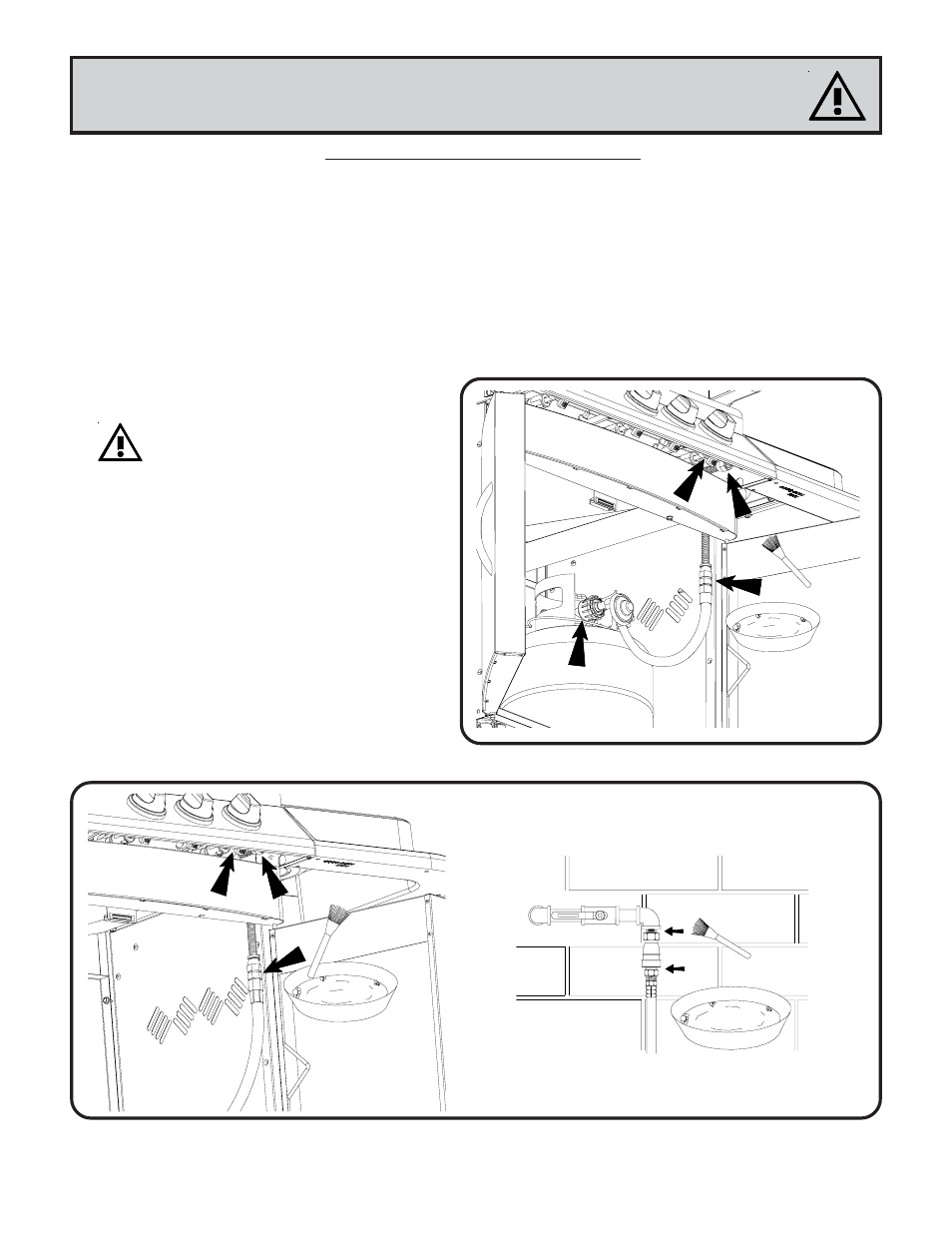Leak testing instructions | Napoleon Grills MIRAGE 485 User Manual | Page 23 / 28