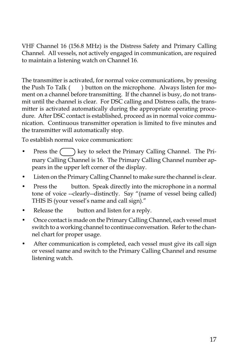 Operating procedures | NASA SX 35 DSC User Manual | Page 19 / 58