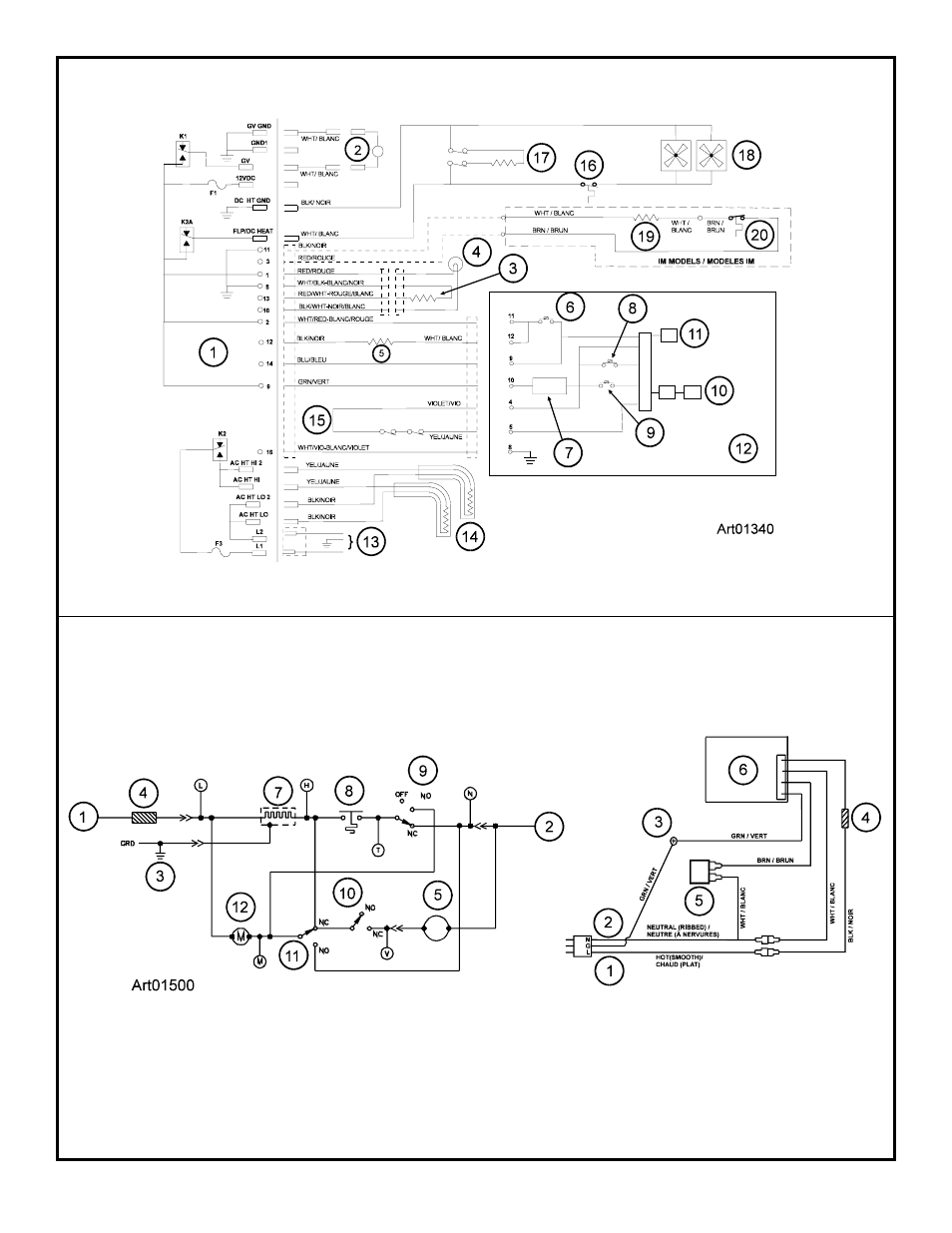 Graphic art01340, Graphic art01500 | Norcold 120X User Manual | Page 18 / 18