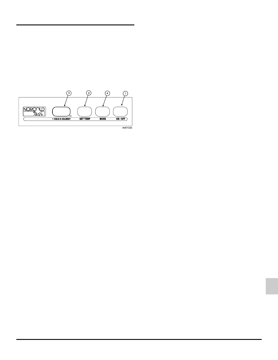 Operating the refrigerator controls, Control panel, Automatic mode operation | Removing air from the propane gas supply lines | Norcold 120X User Manual | Page 7 / 18