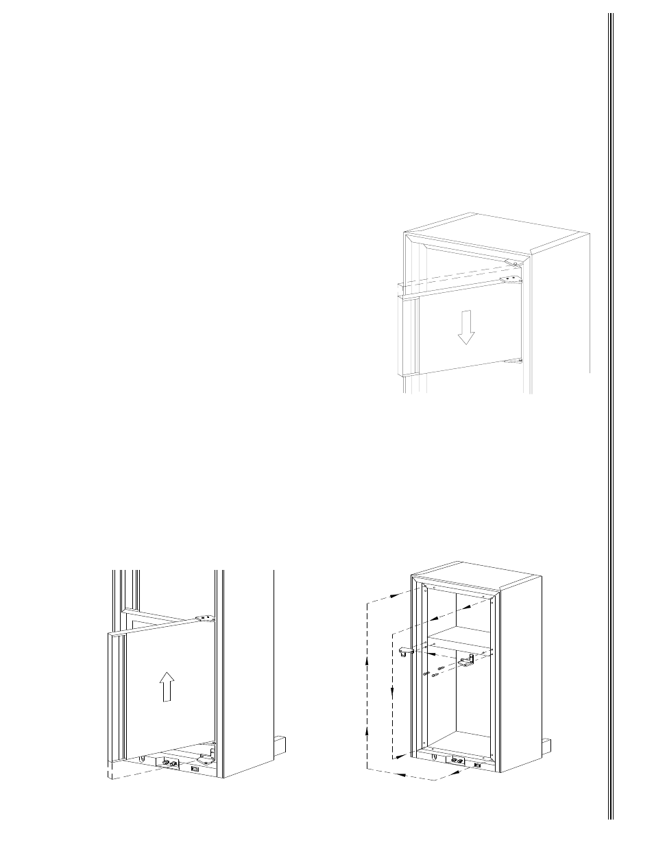 Reversing the door swing | Thetford Norcold 1082 User Manual | Page 7 / 15