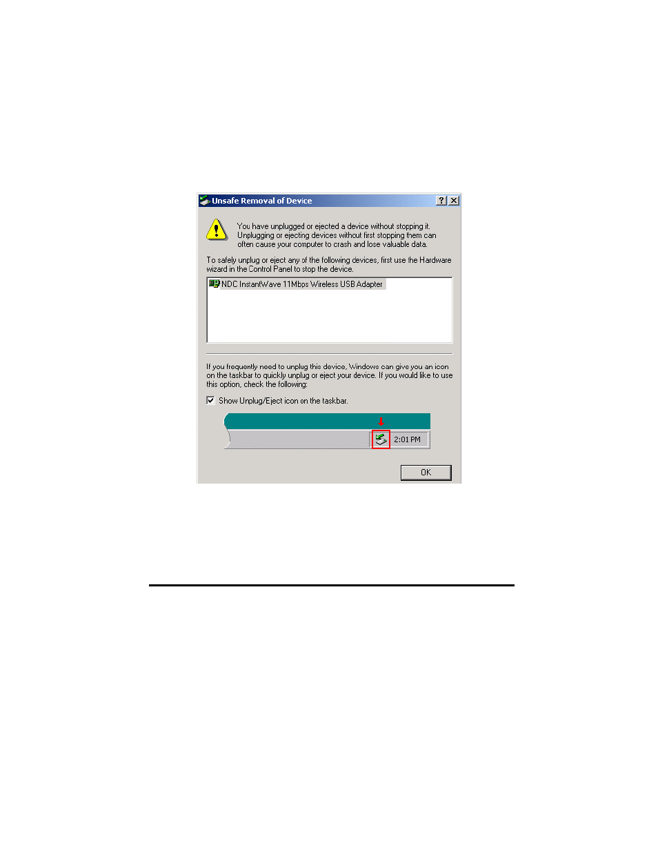 Uninstalling the usb adapter, Additional note for windows 2000 | NDC comm NWH4010 User Manual | Page 22 / 49