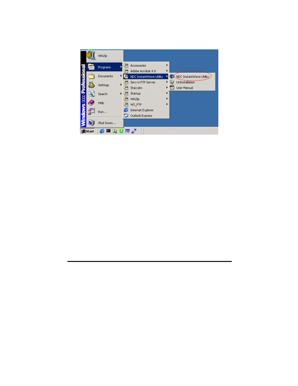Windows 98se/me/2000 | NDC comm NWH4010 User Manual | Page 29 / 49