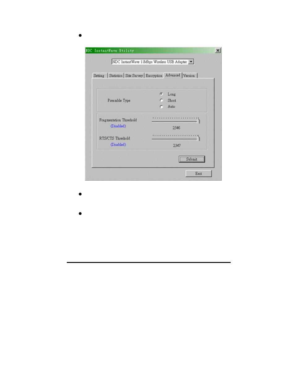 Advanced | NDC comm NWH4010 User Manual | Page 36 / 49