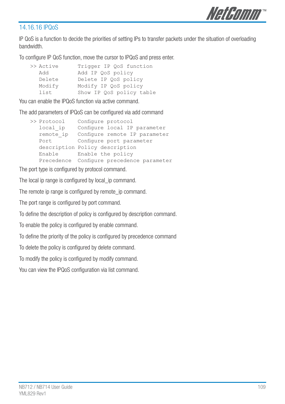 NetComm G.SHDSL 4-port Security Modem Routers NB712 User Manual | Page 109 / 117