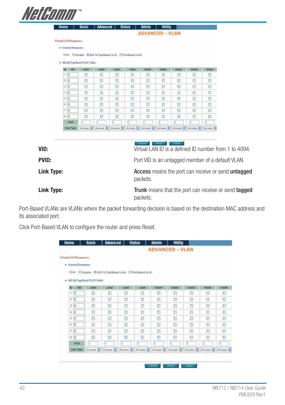 NetComm G.SHDSL 4-port Security Modem Routers NB712 User Manual | Page 42 / 117