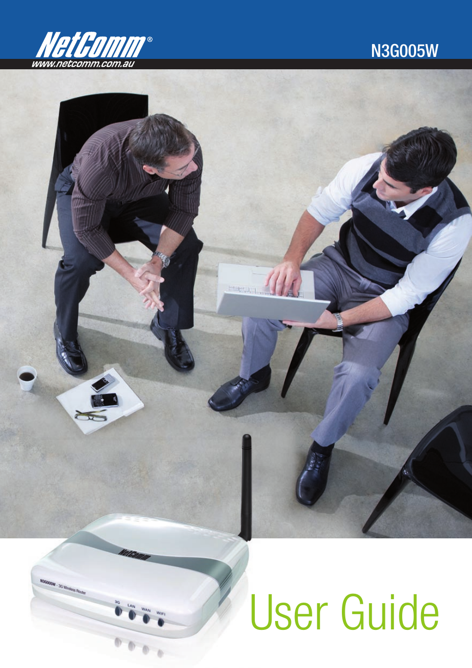NetComm 3G Wireless Router User N3G005W User Manual | 80 pages