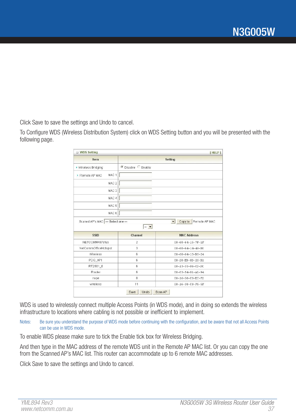 N3g005w | NetComm 3G Wireless Router User N3G005W User Manual | Page 37 / 80