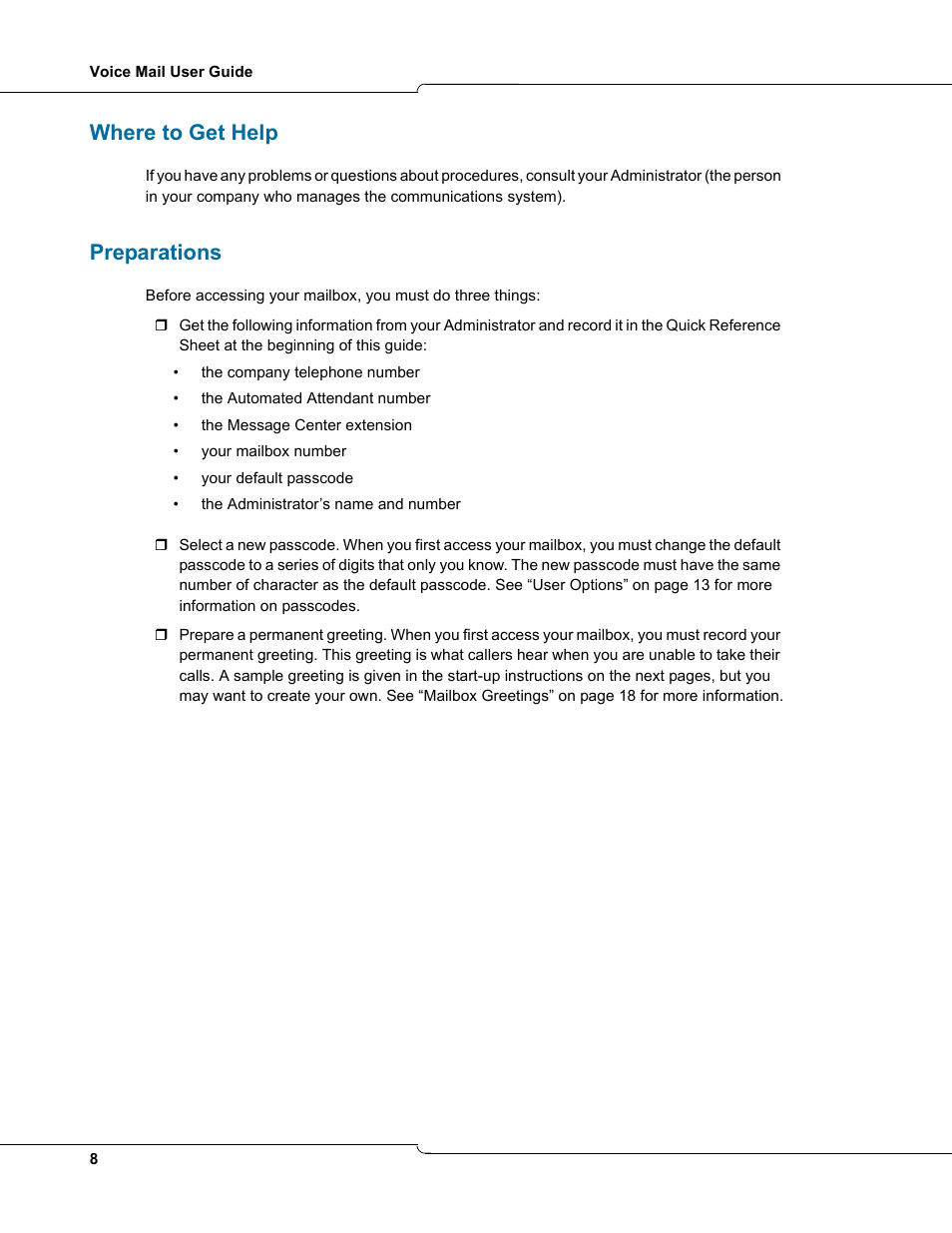 Where to get help, Preparations, Where to get help preparations | NetComm 3100 User Manual | Page 8 / 22