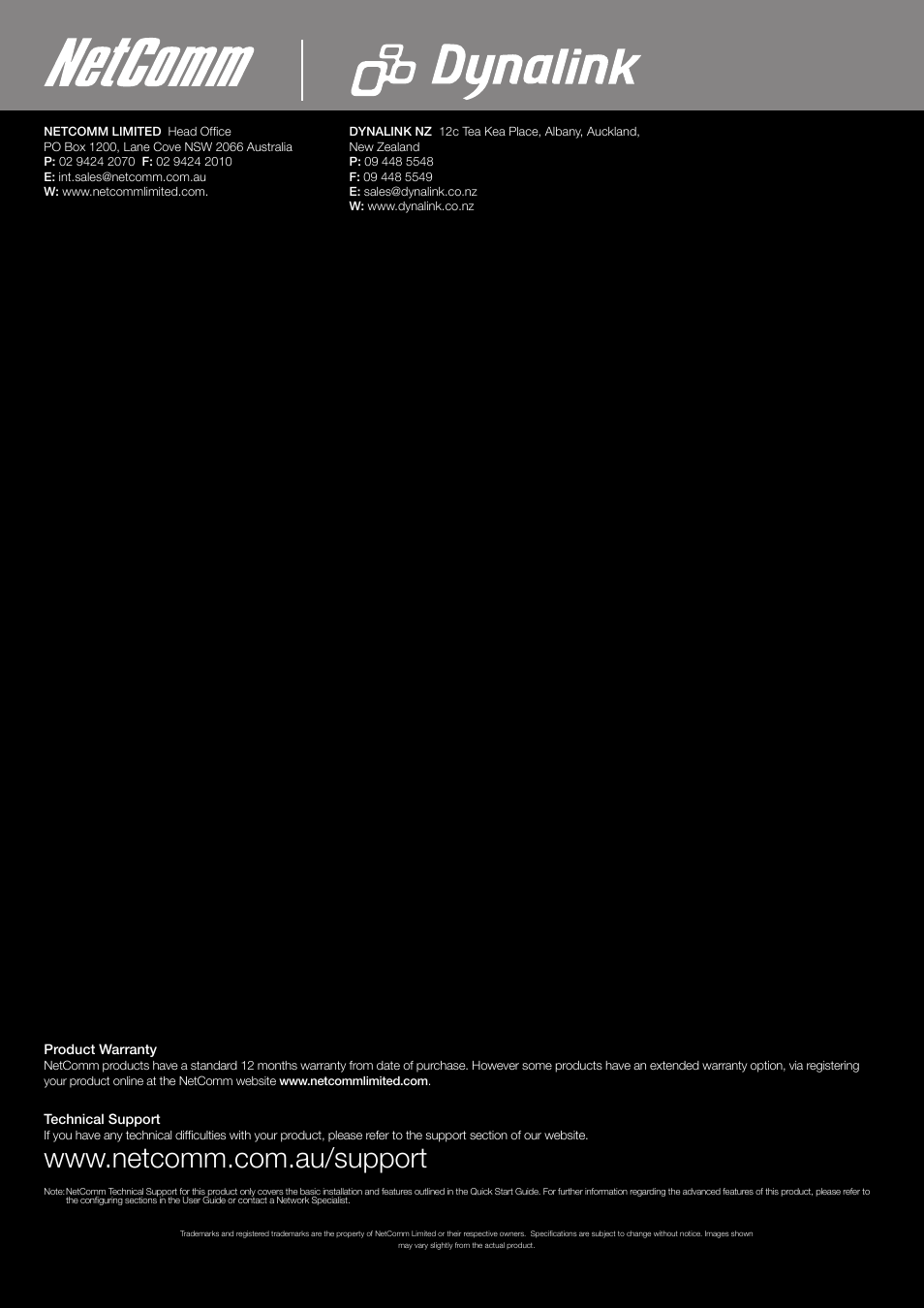 NetComm Powerline Adapter 85Mbps User Manual | Page 26 / 26