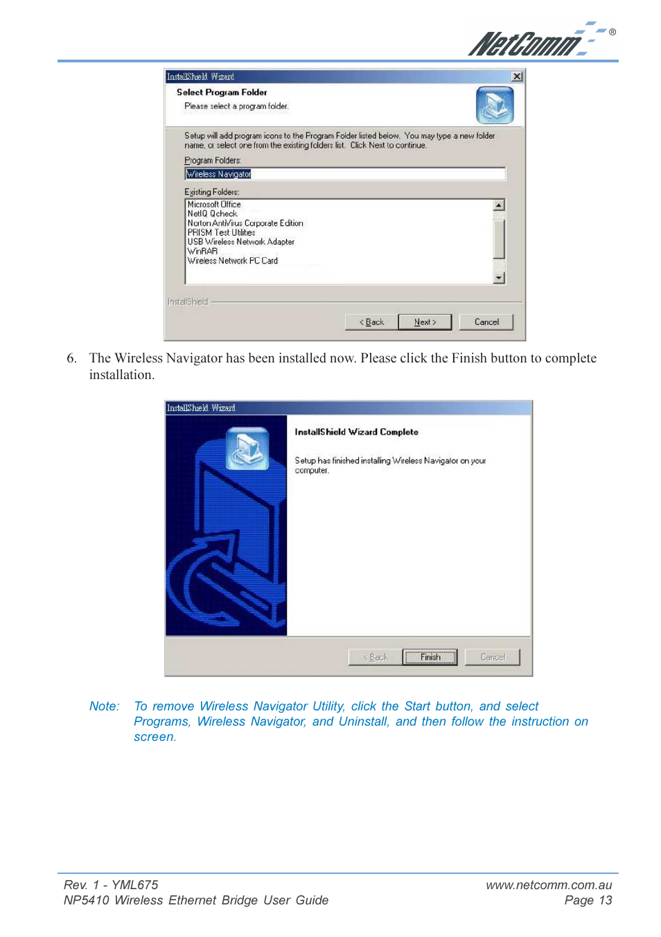 NetComm NP5410 User Manual | Page 13 / 32