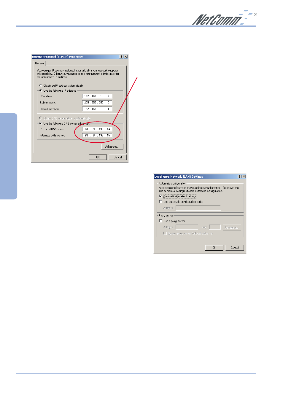 Gateway ethernet | NetComm NB1300 Plus 4W User Manual | Page 26 / 84