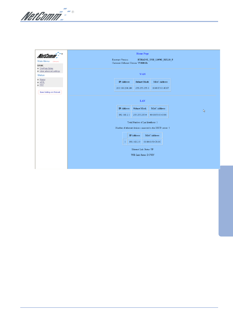 Advanced | NetComm NB1300 Plus 4W User Manual | Page 37 / 84