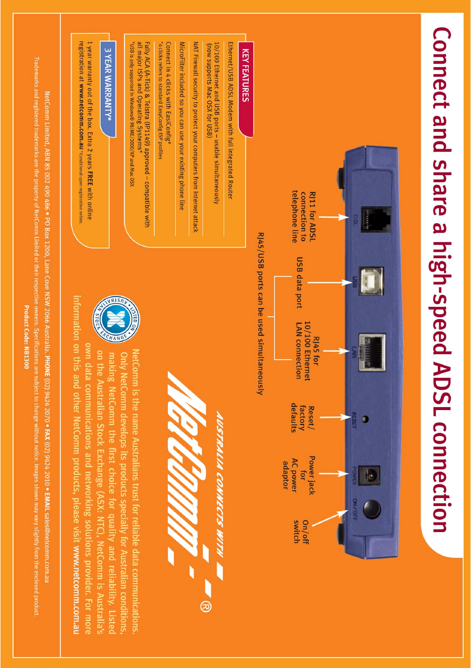 NetComm NB1300 Plus 4W User Manual | Page 84 / 84