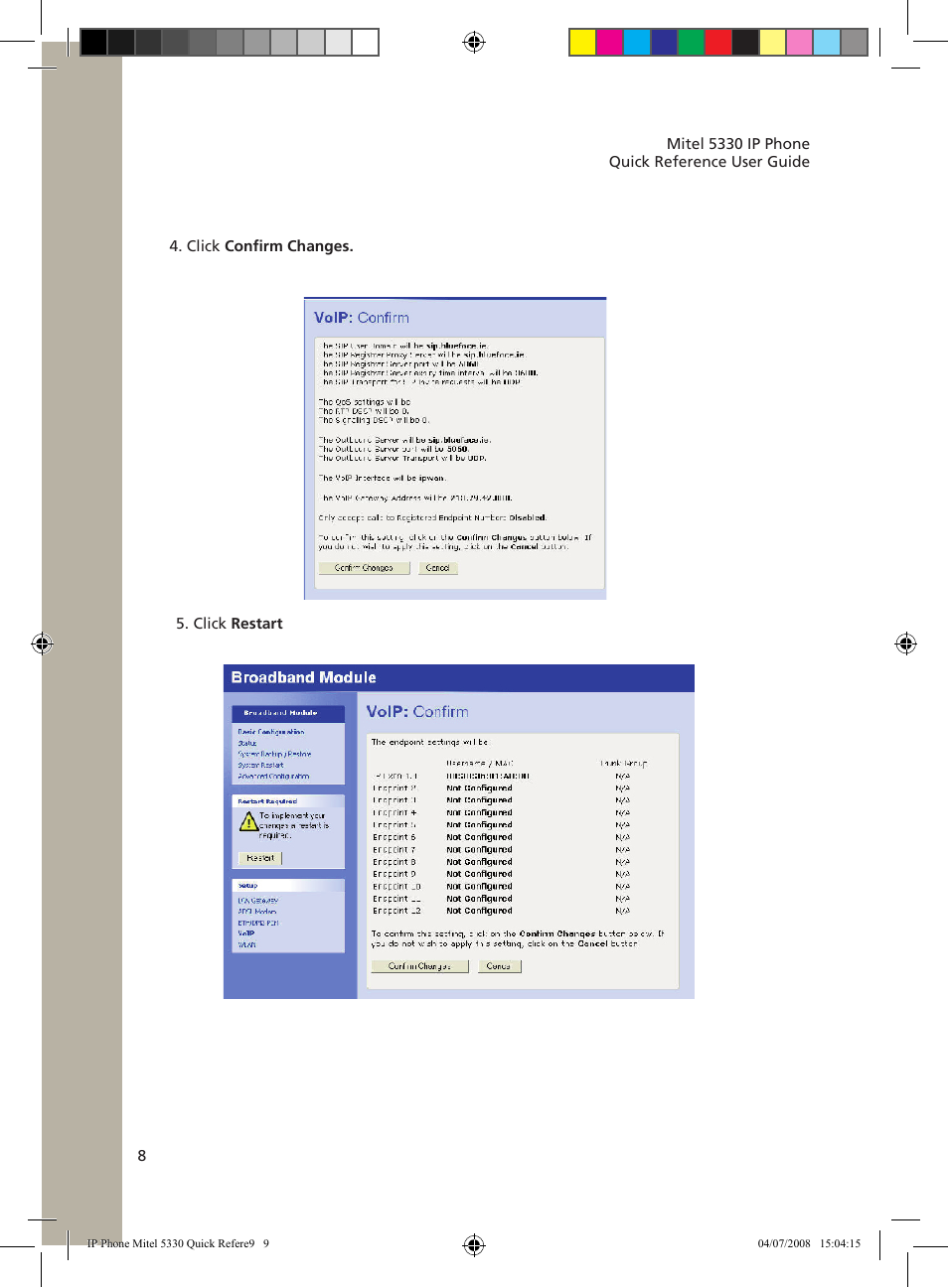 NetComm 5330 User Manual | Page 9 / 29
