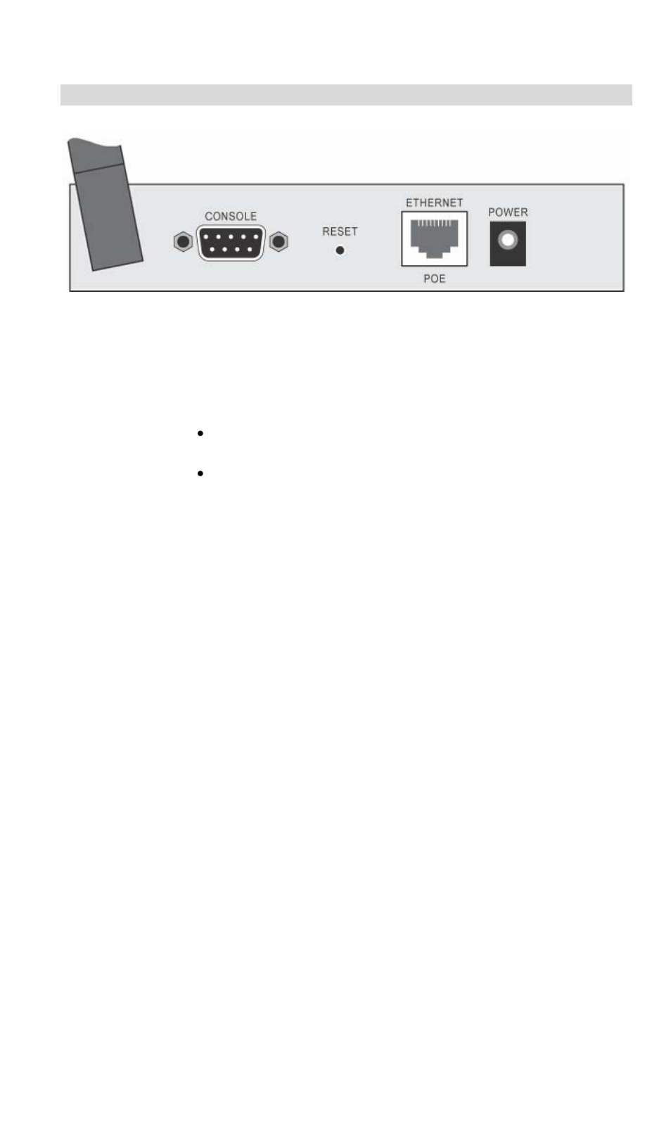 Rear panel | NetComm Wireless Access Point NP720 User Manual | Page 8 / 118