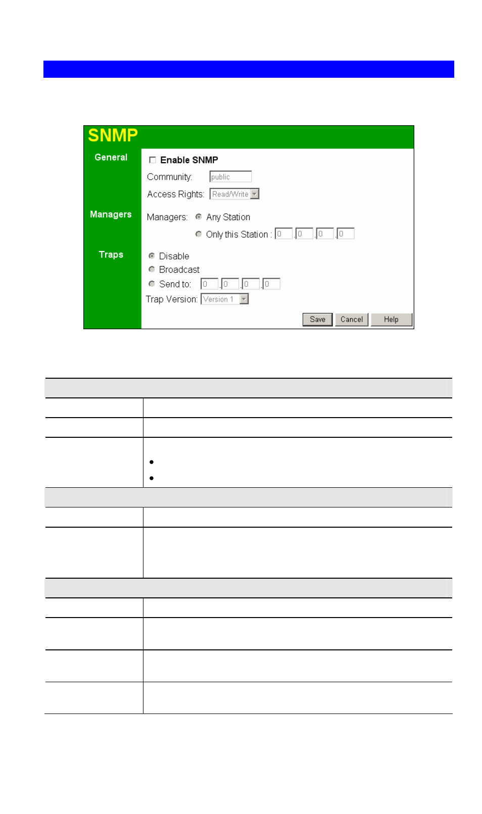 Snmp, Data - snmp screen | NetComm Wireless Access Point NP720 User Manual | Page 83 / 118