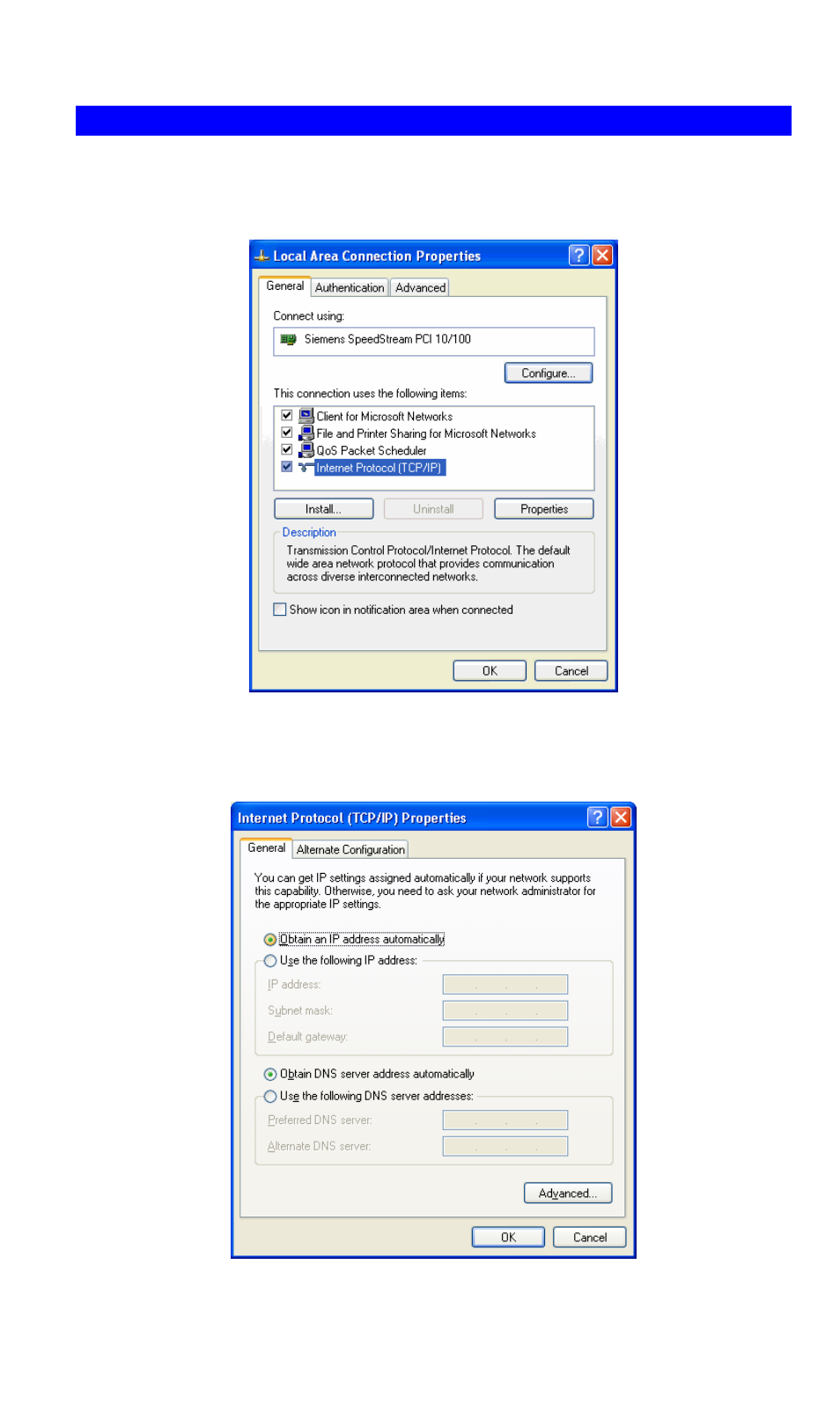 Checking tcp/ip settings - windows xp | NetComm Wireless Access Point NP720 User Manual | Page 97 / 118