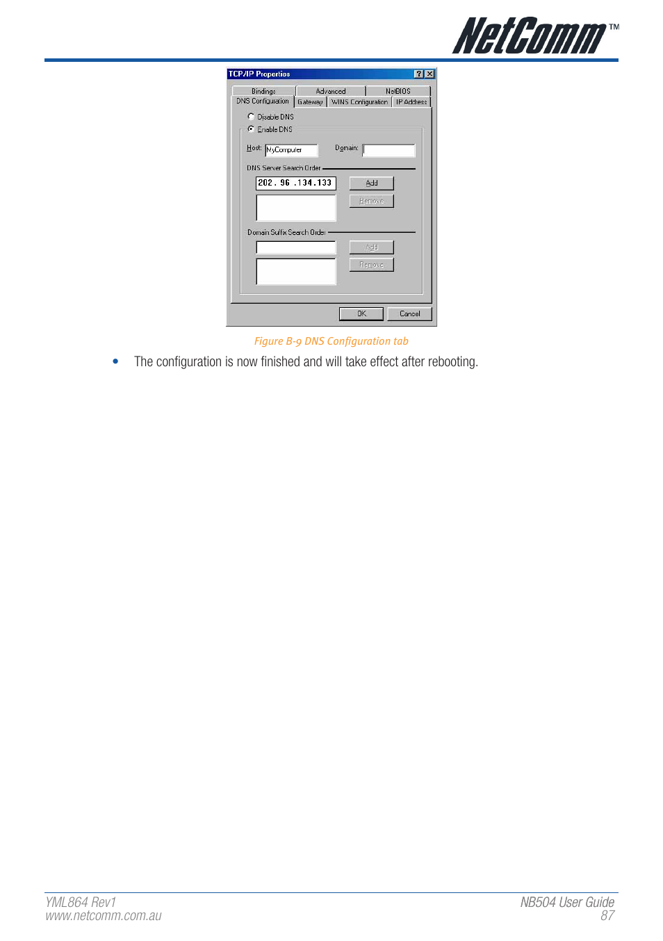 NetComm NB504 User Manual | Page 87 / 92