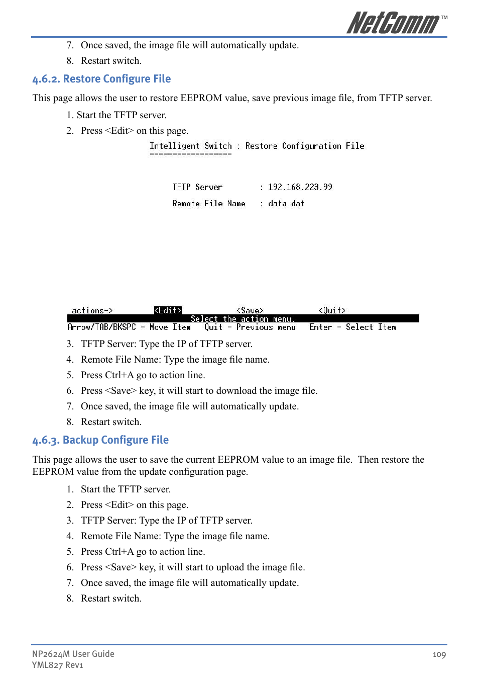 NetComm NP2624M User Manual | Page 109 / 134