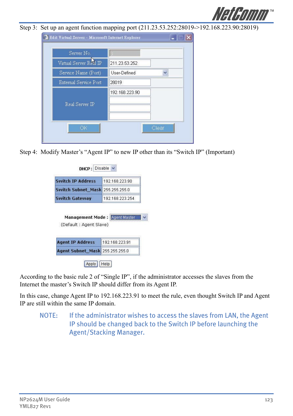 NetComm NP2624M User Manual | Page 123 / 134