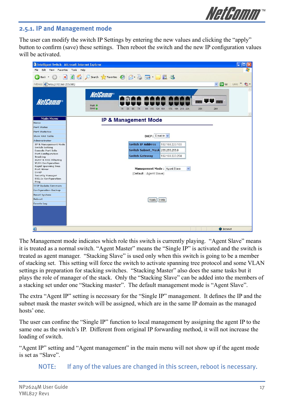 NetComm NP2624M User Manual | Page 17 / 134