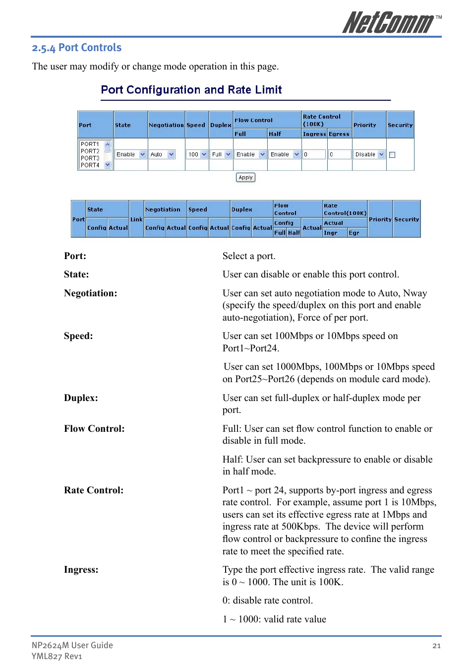 NetComm NP2624M User Manual | Page 21 / 134