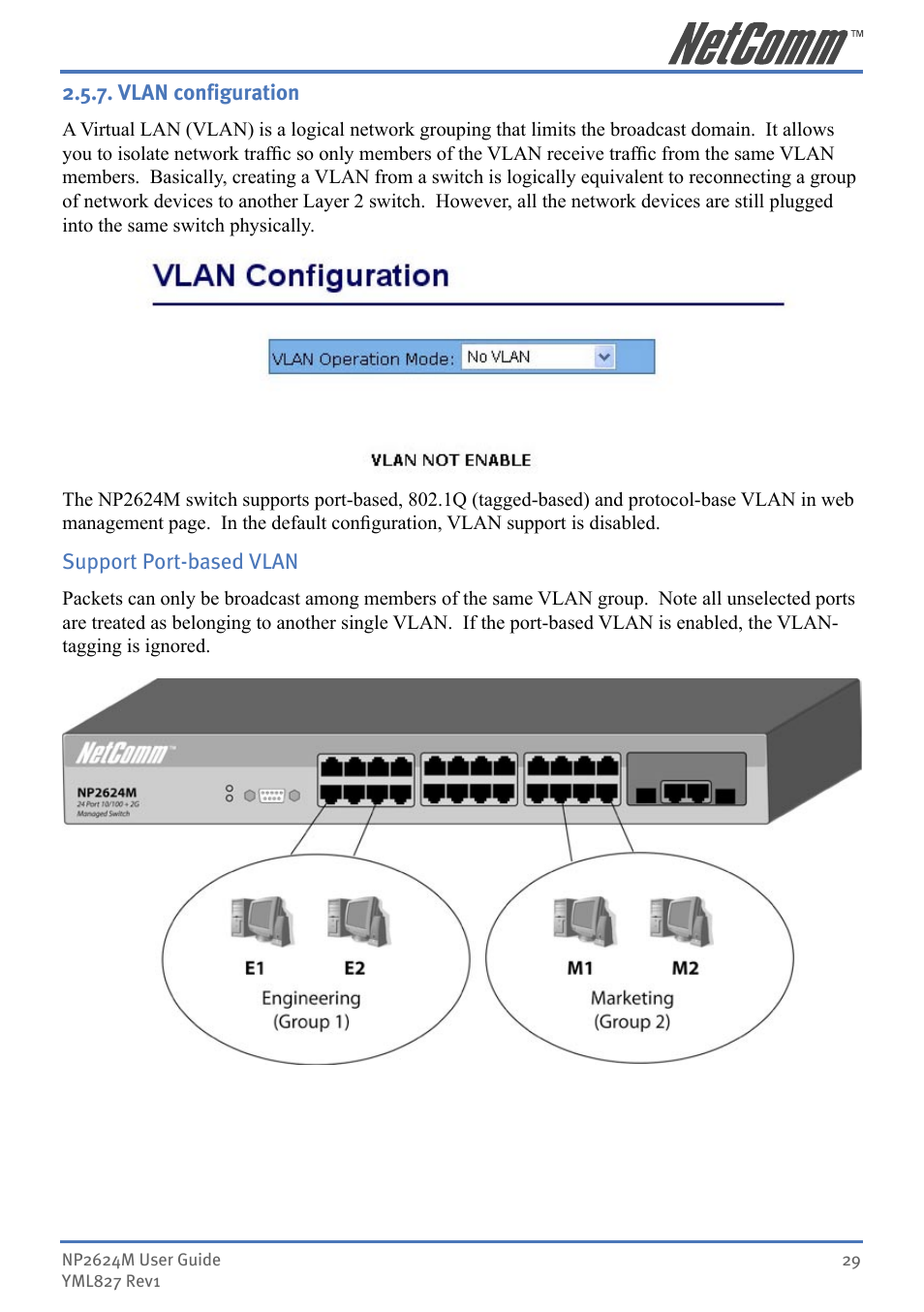 NetComm NP2624M User Manual | Page 29 / 134