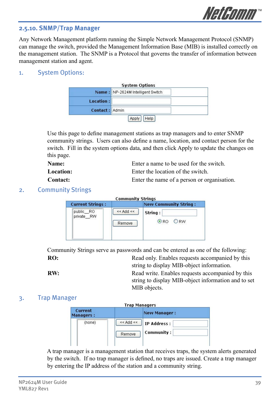 NetComm NP2624M User Manual | Page 39 / 134