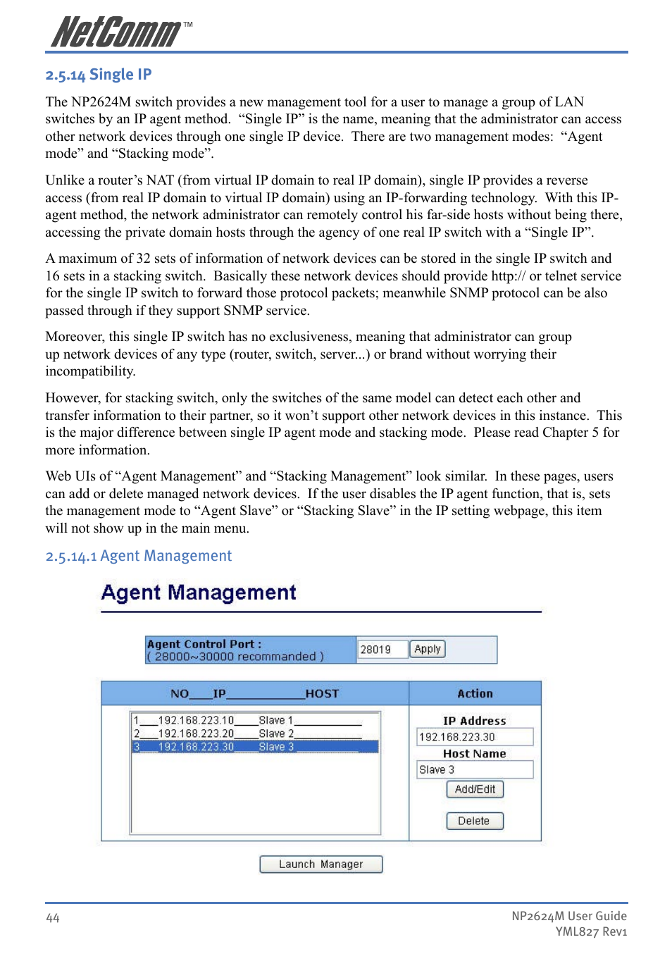 NetComm NP2624M User Manual | Page 44 / 134