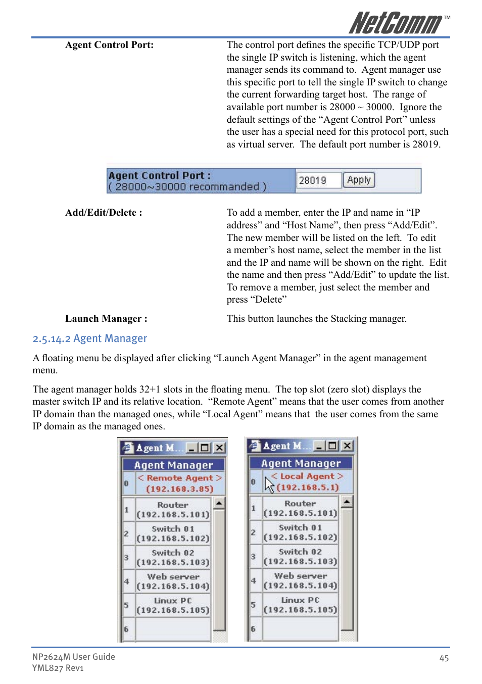 NetComm NP2624M User Manual | Page 45 / 134