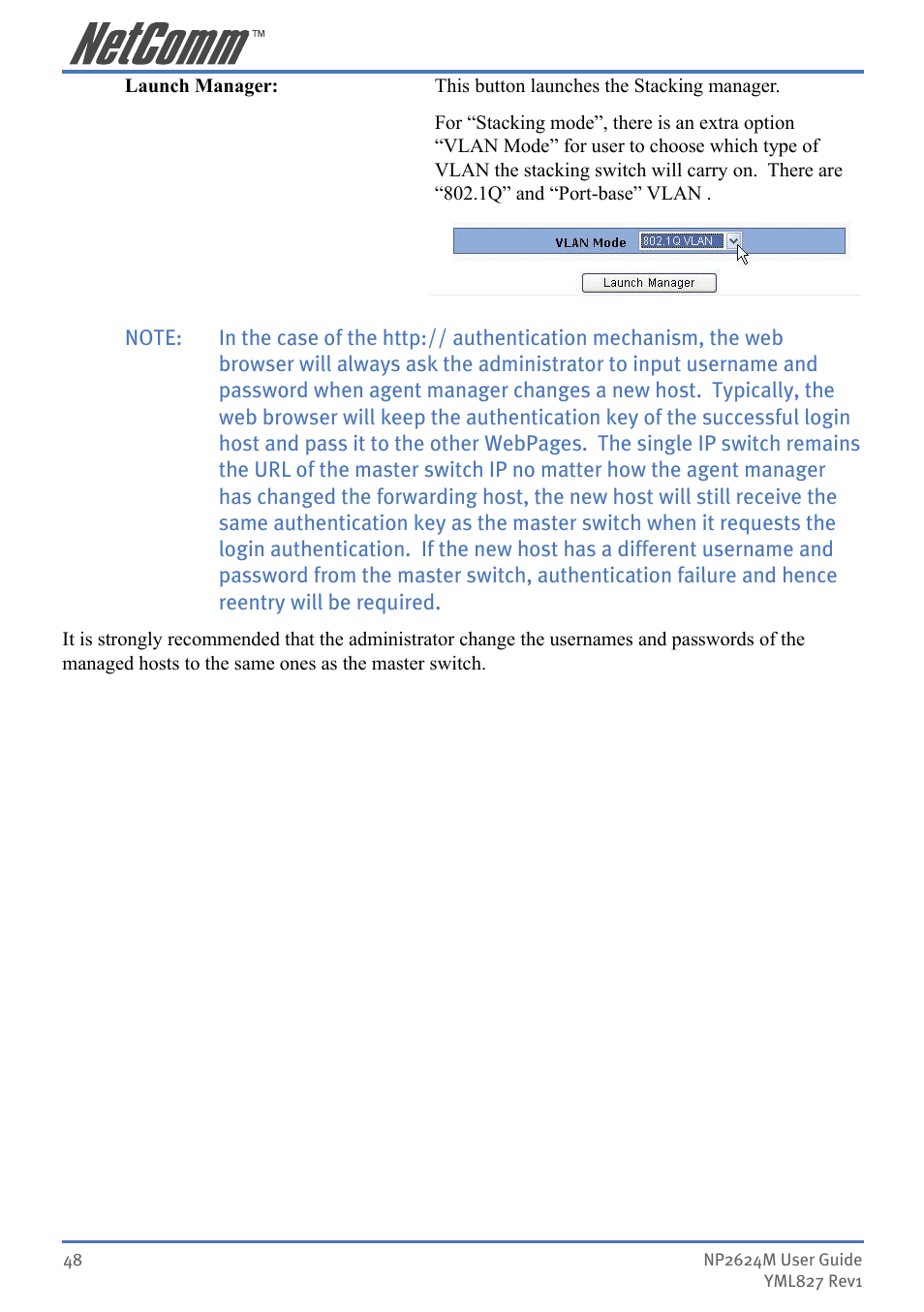 NetComm NP2624M User Manual | Page 48 / 134