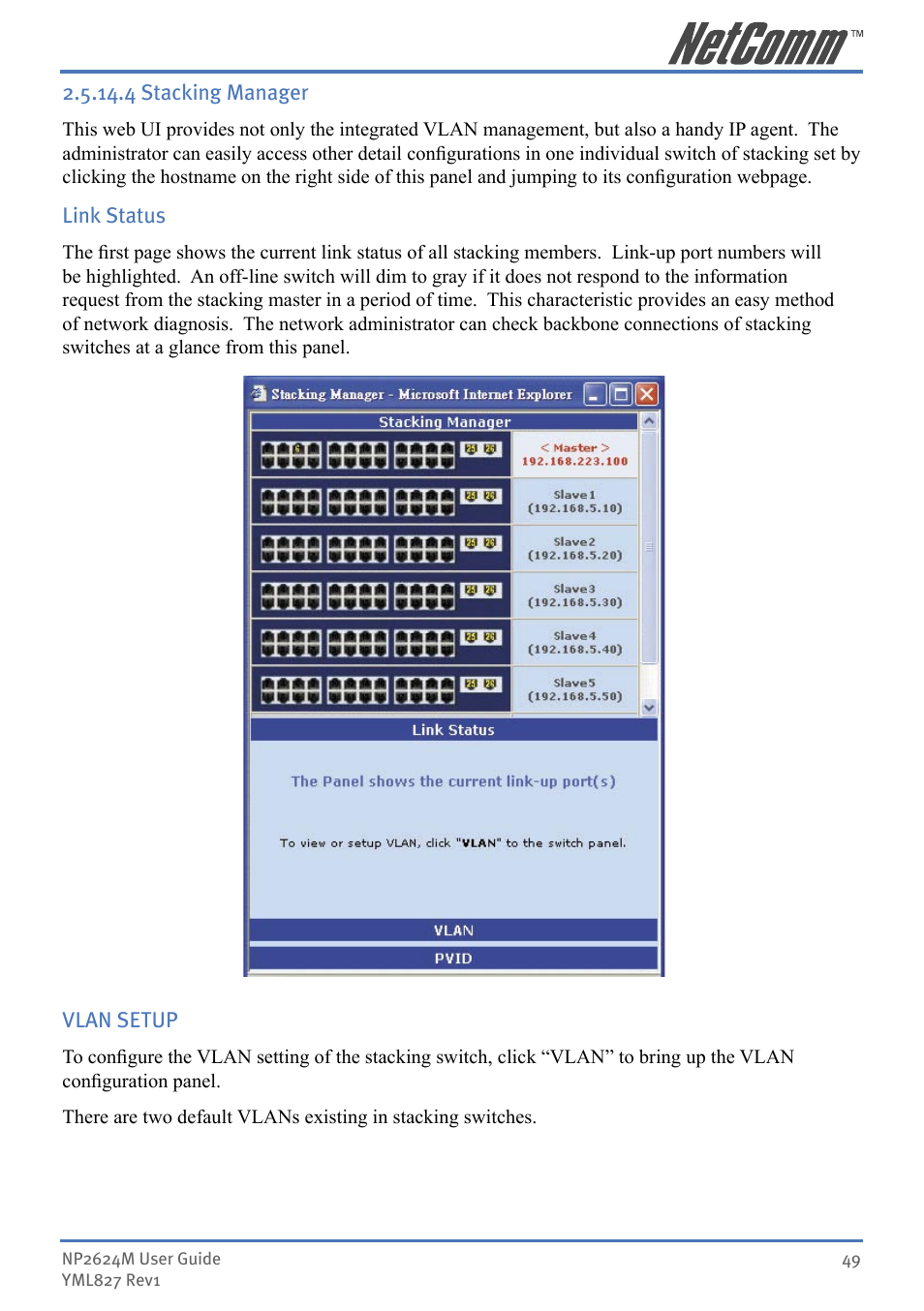 NetComm NP2624M User Manual | Page 49 / 134