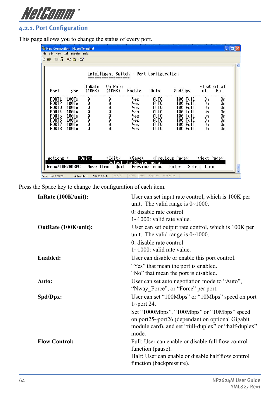 NetComm NP2624M User Manual | Page 64 / 134
