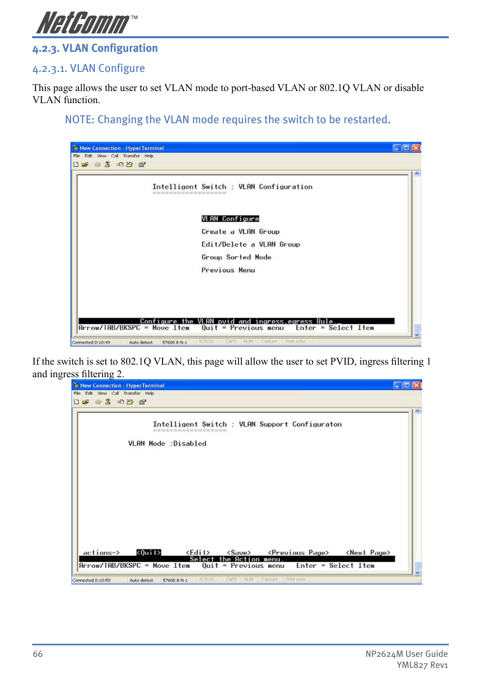 NetComm NP2624M User Manual | Page 66 / 134