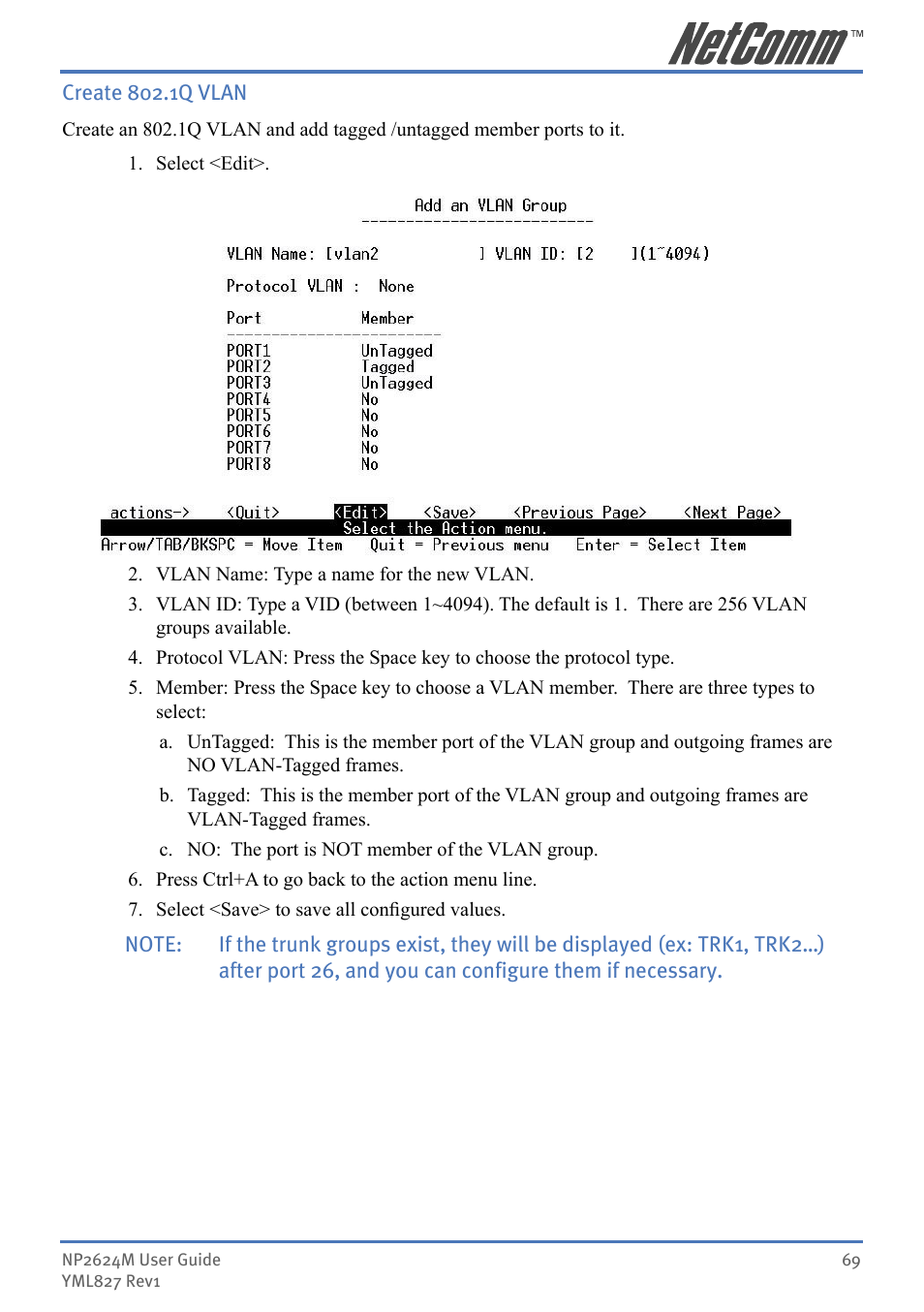 NetComm NP2624M User Manual | Page 69 / 134