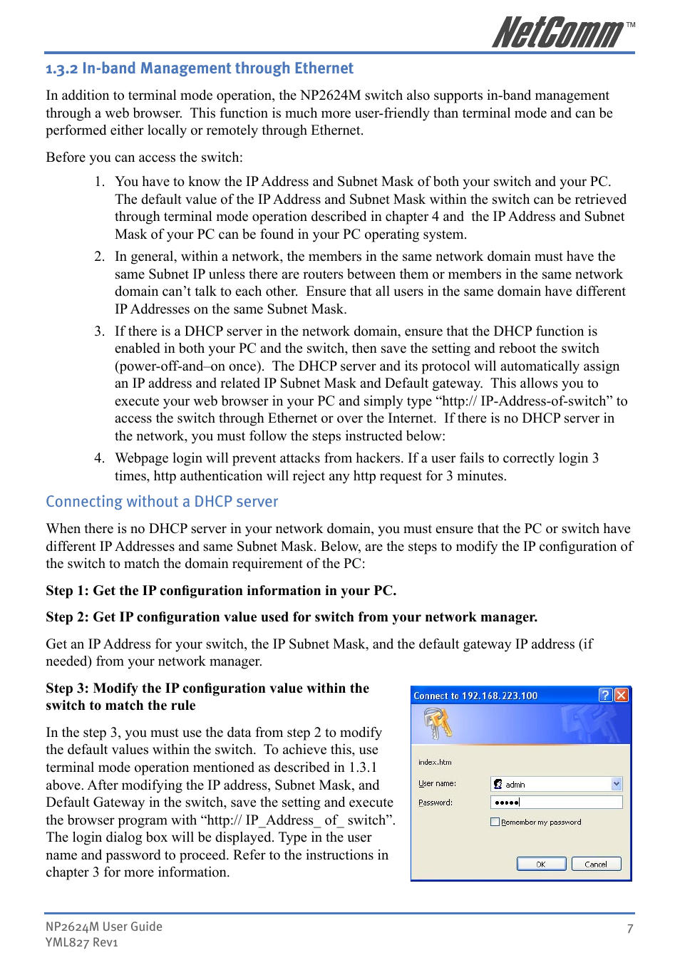 NetComm NP2624M User Manual | Page 7 / 134