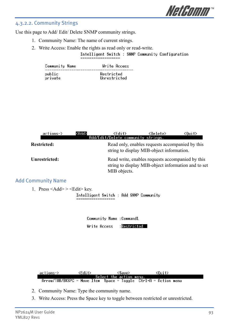 NetComm NP2624M User Manual | Page 93 / 134