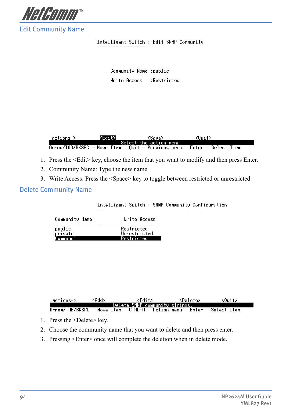 NetComm NP2624M User Manual | Page 94 / 134