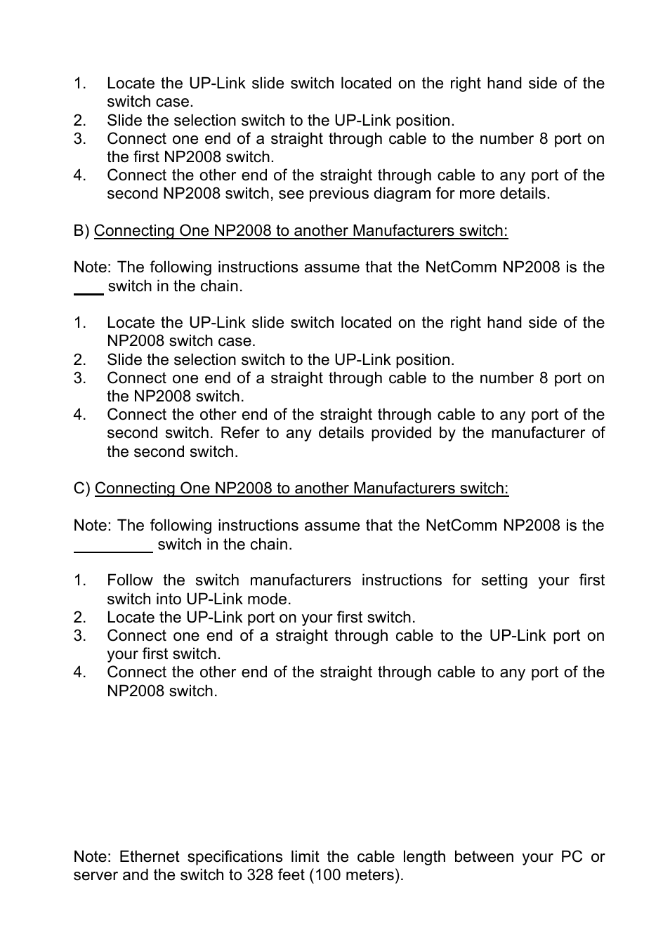 NetComm NP2008 User Manual | Page 10 / 12