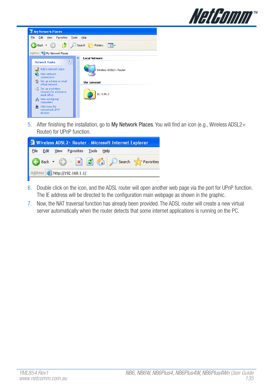 NetComm NB6W User Manual | Page 135 / 170