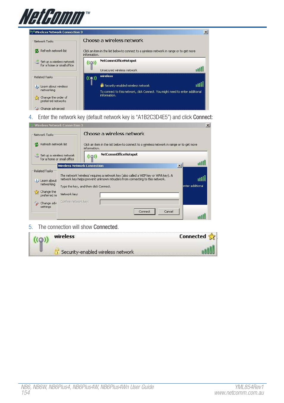 NetComm NB6W User Manual | Page 154 / 170