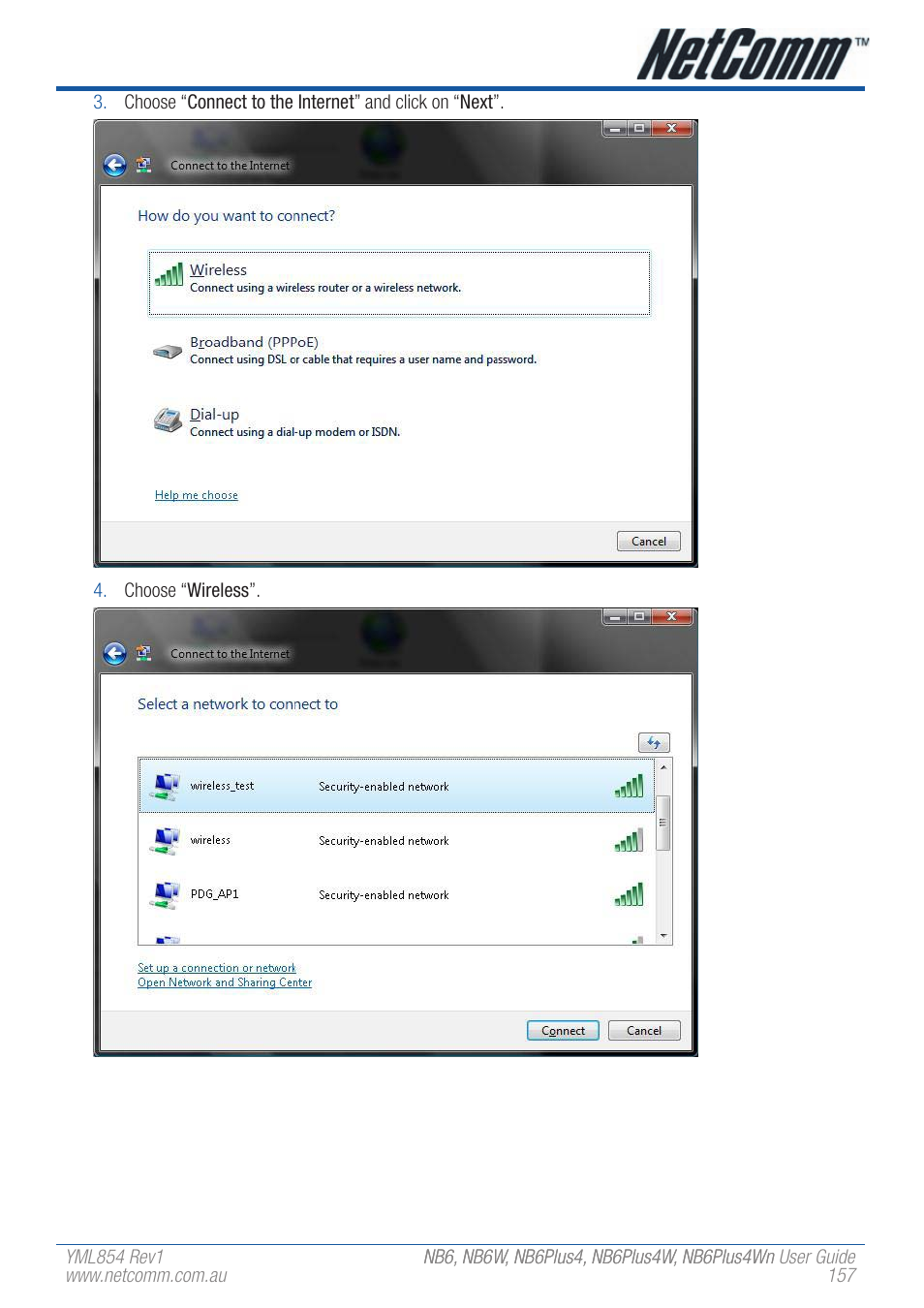 NetComm NB6W User Manual | Page 157 / 170