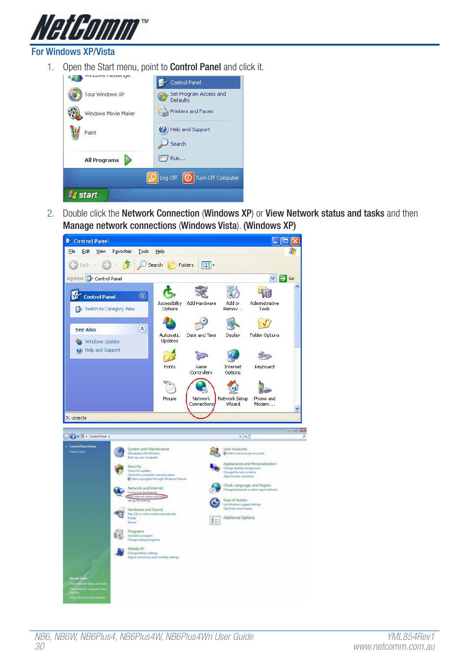 NetComm NB6W User Manual | Page 30 / 170