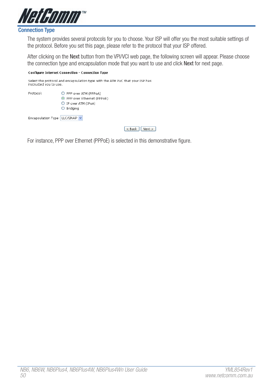 NetComm NB6W User Manual | Page 50 / 170