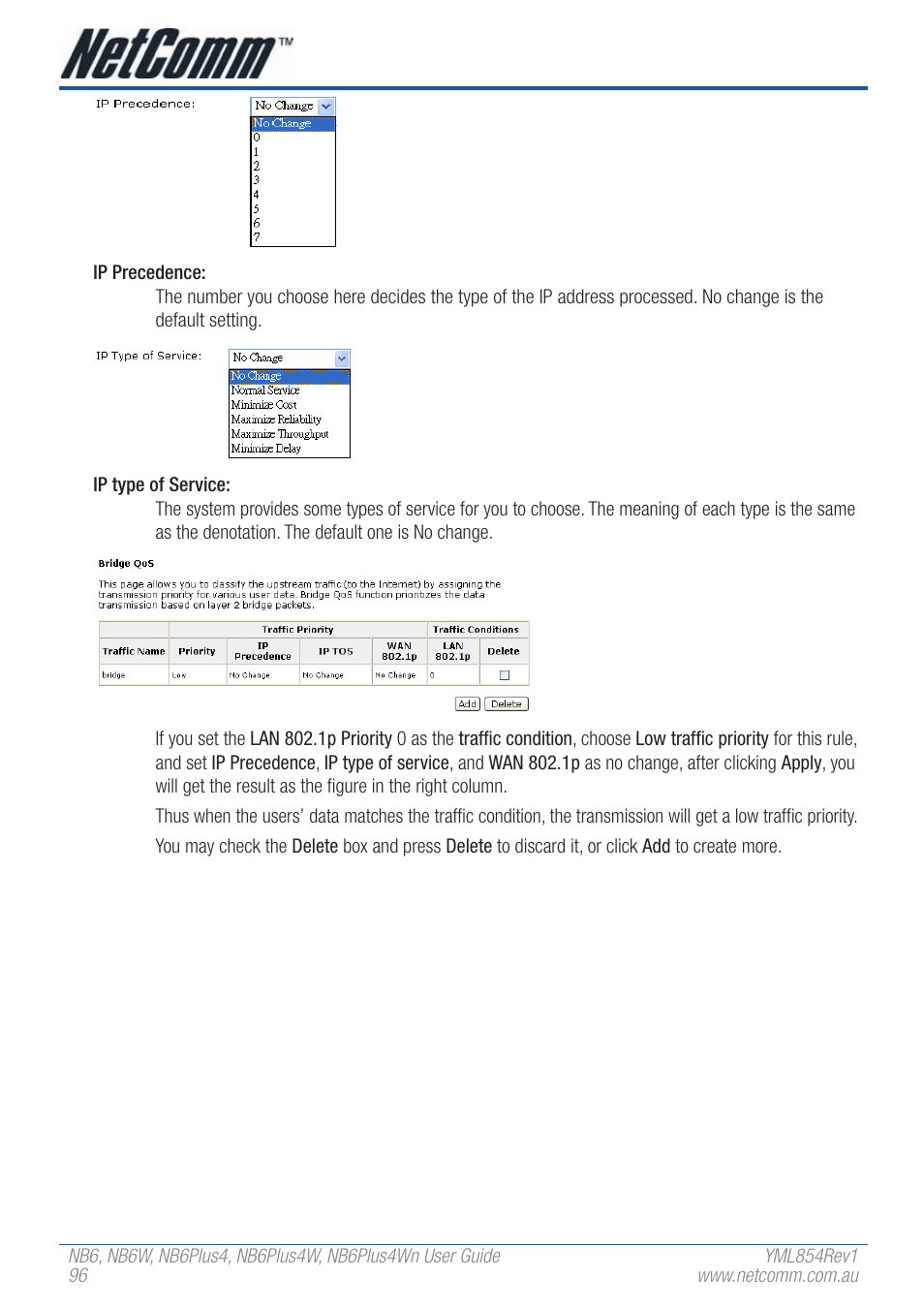 NetComm NB6W User Manual | Page 96 / 170