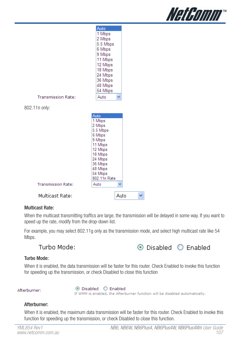 NetComm NB6PLUS4WN User Manual | Page 107 / 170