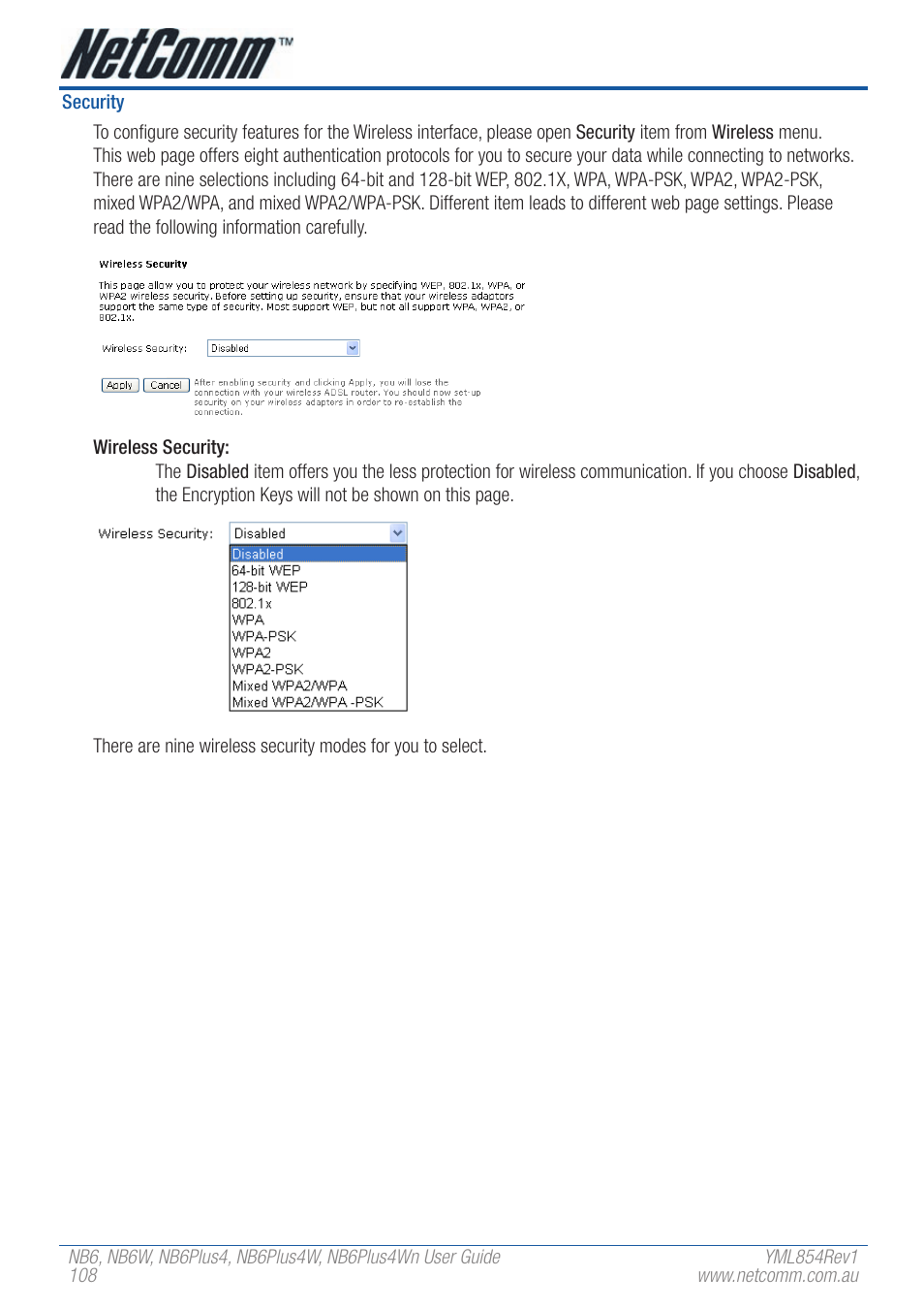 NetComm NB6PLUS4WN User Manual | Page 108 / 170